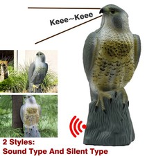 Large Falcon Bird Deterrent 40cm Scarer Bird Of Prey Lawn Garden Pest Protection