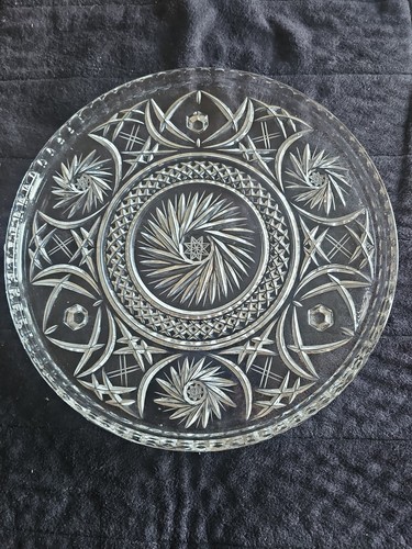 Vintage hand cut crystal - cut,