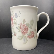 Laura Ashley 2007 Pink Roses Hand Decorated Fine Bone China Mug 