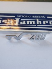 CASA LAMBRETTA  TV 200 LEGSHIELD CHROME BADGES