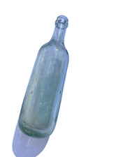 Antique Aqua Green Glass Round