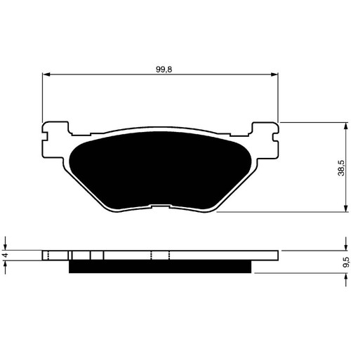 Goldfren brake pad sint - goldfren,