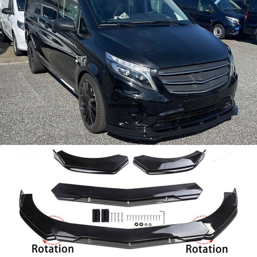 Gloss front bumper splitter - front,