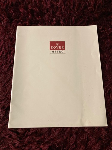 Rover metro brochure 1990 uk - rover,