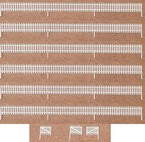 Gauge fencing picket fence - fencing,,