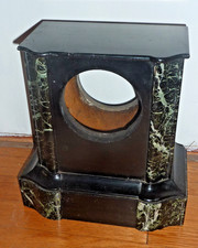 Antique French black slate &