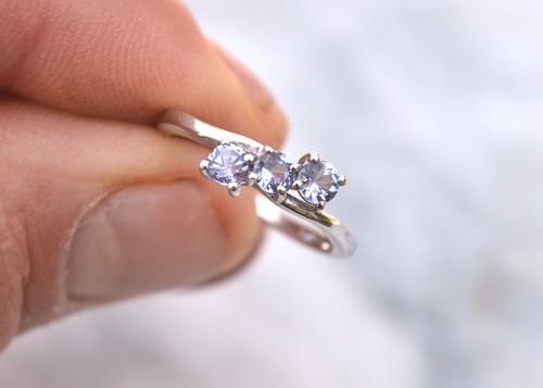 Tanzanite ring sterling - tanzanite,
