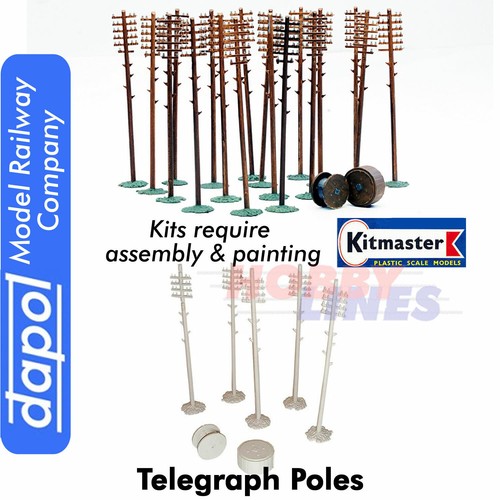 Telegraph poles model - telegraph, pk