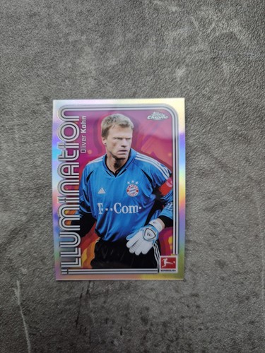 Oliver kahn topps - kahn, chrome
