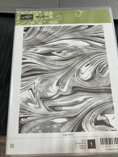 New stampin marbled stamps - new, up