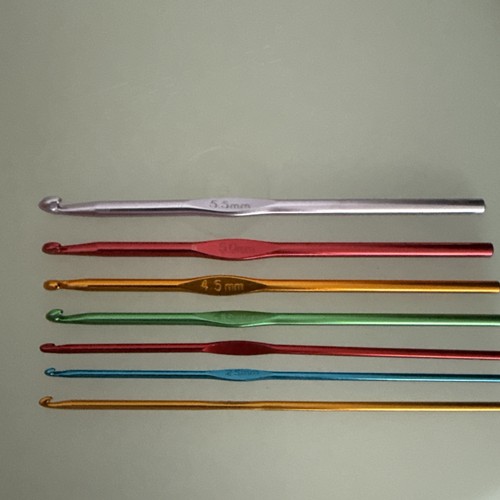 Metal crochet hooks - crochet, sizes