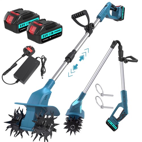 Cordless electric tiller - cordless,