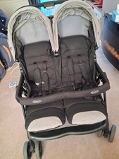 Graco Duorider Twin Pushchair Steeple Gray – Perfect for Two Babies