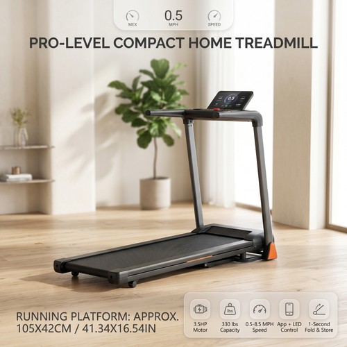 Folding treadmill 330lbs - treadmill,
