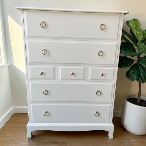 Stag chest drawers white - of,