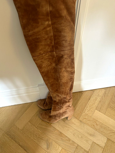 Gianvito rossi rust suede over - suede,