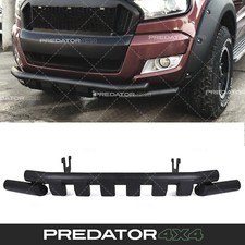 CITY STYLE NUDGE BULL TWIN BAR BLACK BUMPER SPOILER FOR FORD RANGER T7 T8 15-22