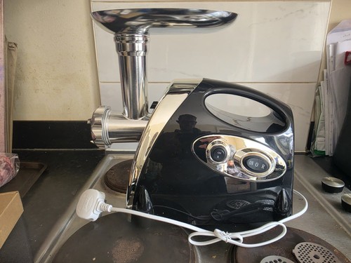Electric meat grinder - and, duty