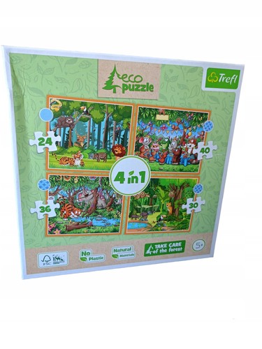 Trefl jungle animals 4in1 - trefl,