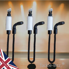 3 White Carp fishing Tackle Bobbins Bite Indicators Set Short Chain 15.5cm TBNL