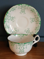 Vintage Baggaley The Potteries Belfast Bone China Duo Tea Cup Saucer Circa 1870