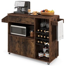 Expandable Kitchen Island Cart