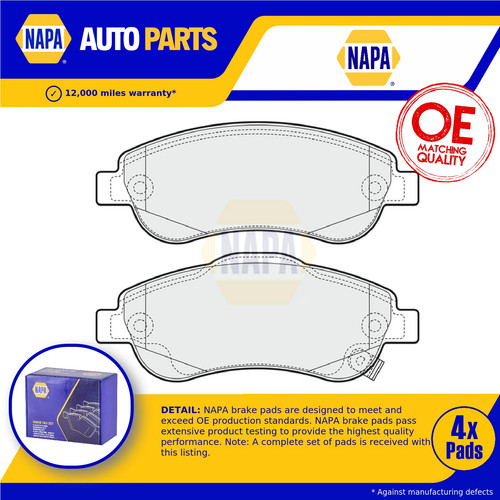 Brake pads set fits - fits, cr-v