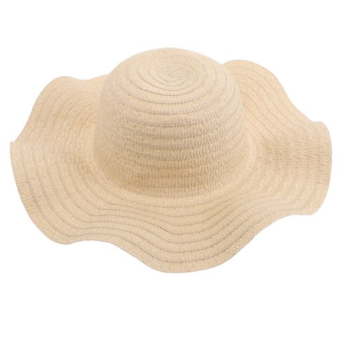 Women casual straw hat - straw,