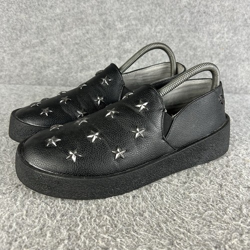 Red dead leather shoes - or,