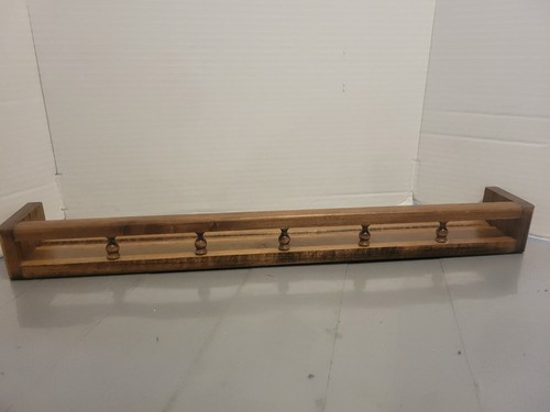 Vintage wood wall shelf - wood,