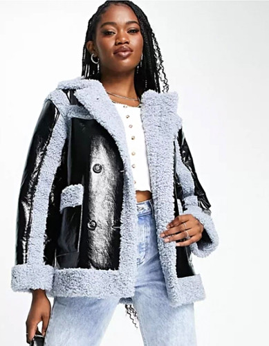 Urban bliss black faux leather - urban,