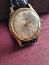 Vintage Gold Plated Oriosa Collectable Mens Watch