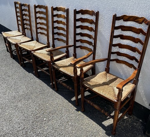 Set six ladder back - ladder,