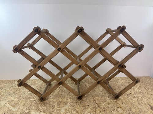 Vintage folding wooden wine - vintage,