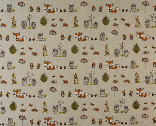Fryetts woodland fox cotton - fryetts,