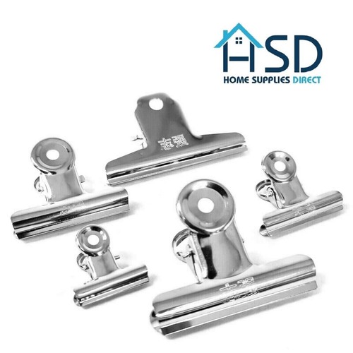 Chrome metal silver grip clip - chrome,