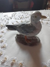 SEAGULL ORNAMENT x2 - ONE IS GENUINE PORCELAIN, LONDON & OTHER UNBRANDED