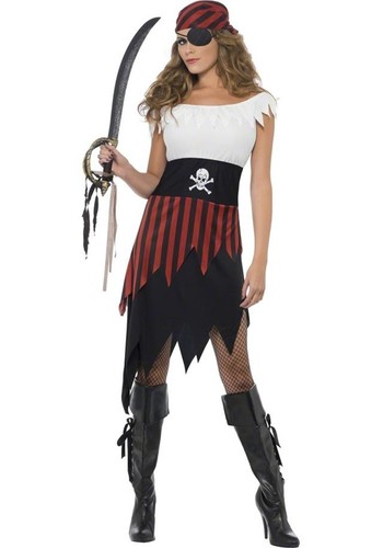 Ladies fancy dress sexy pirate - dress,