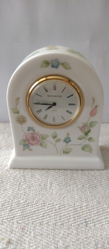 Wedgwood rosehip china clock - china,