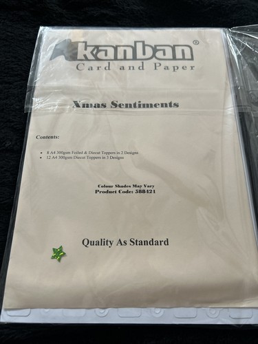 Kanban xmas sentiments card - xmas,