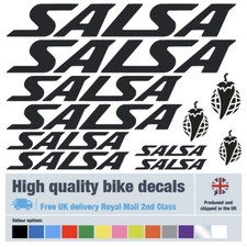 Salsa new bike decals labels with free bike protection (26 pack) free delivery