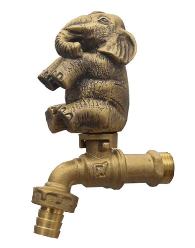 Brass garden faucet - brass,