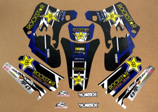2003 - 2004 YAMAHA YZ 250F 450F YZ250F YZ450F GRAPHICS BLUE BLACK ROCKSTAR DECAL