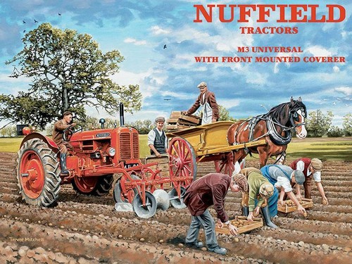 Jumbo metal sign nuffield m3 - metal,
