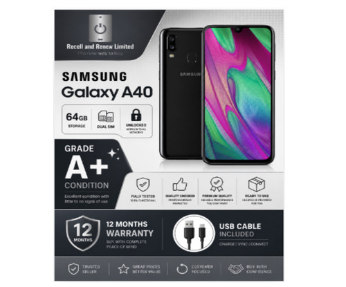 Samsung galaxy a40 64gb - samsung,