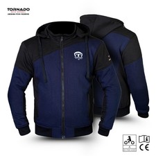 Motorcycle Hoodie Kevlar Lined Motorbike Jacket with Removable CE Armour Biker