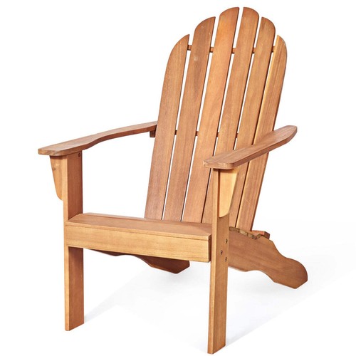 Wooden outdoor lounge chair - wooden,