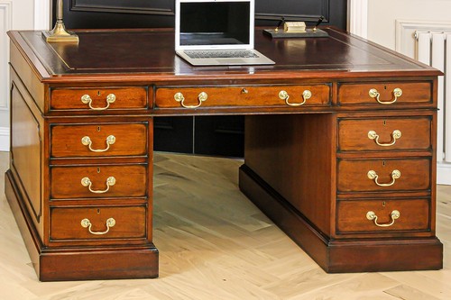 Large antique solid mahogany - antique,