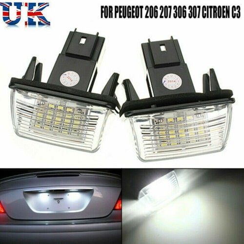 Led license number plate - number,