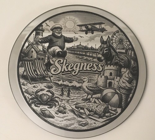 Skegness souvenir glass - skegness, mirror